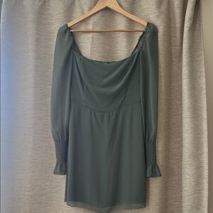 Wilfred Forest Green Mini Dress